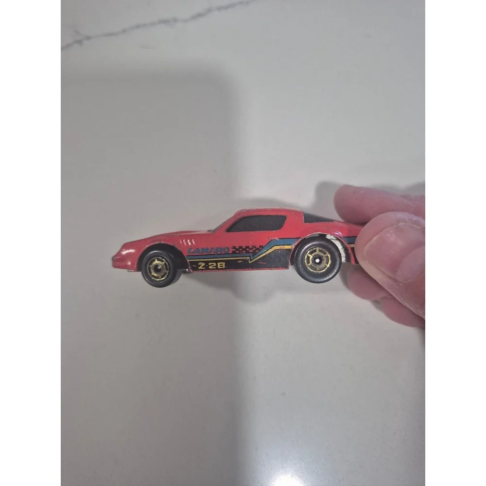 Hot Wheels 1982 Mattel Red Camaro Z-28 Diecast Car Vintage Malaysia Base - Picture 1 of 6